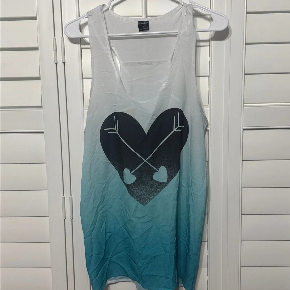 Stranded White Tank Top - Picture 1 of 3
